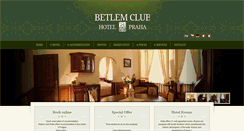 Desktop Screenshot of betlemclub.cz