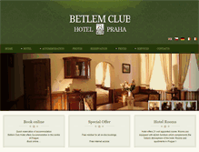Tablet Screenshot of betlemclub.cz